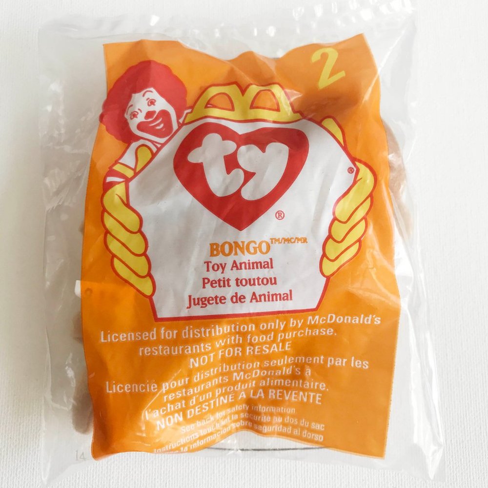 McDonald's Happy Meal TY Beanie Baby BONGO #2